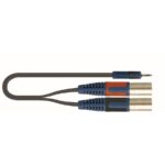 QuikLok - RKSA/192-3 Minijack Stereo/2 XLR Male- 3m