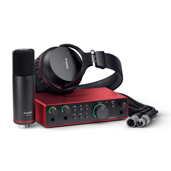 Focusrite Scarlett 2i2 Studio 4th Gen USB Audio Interface Bundle