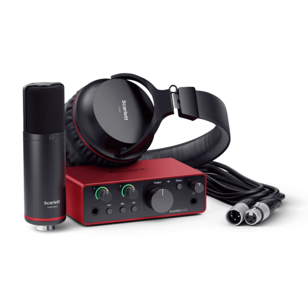 Focusrite Scarlett Solo Studio 4th Gen USB Audio Interface Bundle