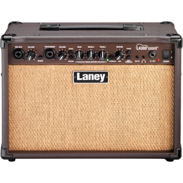Laney LA30D Acoustic Guitar Combo - 30W - 2 x 6 Inch Woofers - Chorus - Reverb