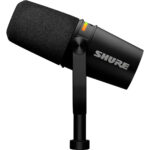 Shure MV7+ XLR/USB Podcasting Microphone, With a Customizable LED Touch Panel