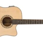 DELTA WOODS® DW-2 CE™ SOLID TOP CUTAWAY ACOUSTIC-ELECTRIC GUITAR front view