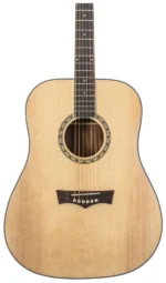 DELTA WOODS® DW-2™ SOLID TOP DREADNOUGHT ACOUSTIC GUITAR BODY VIEW