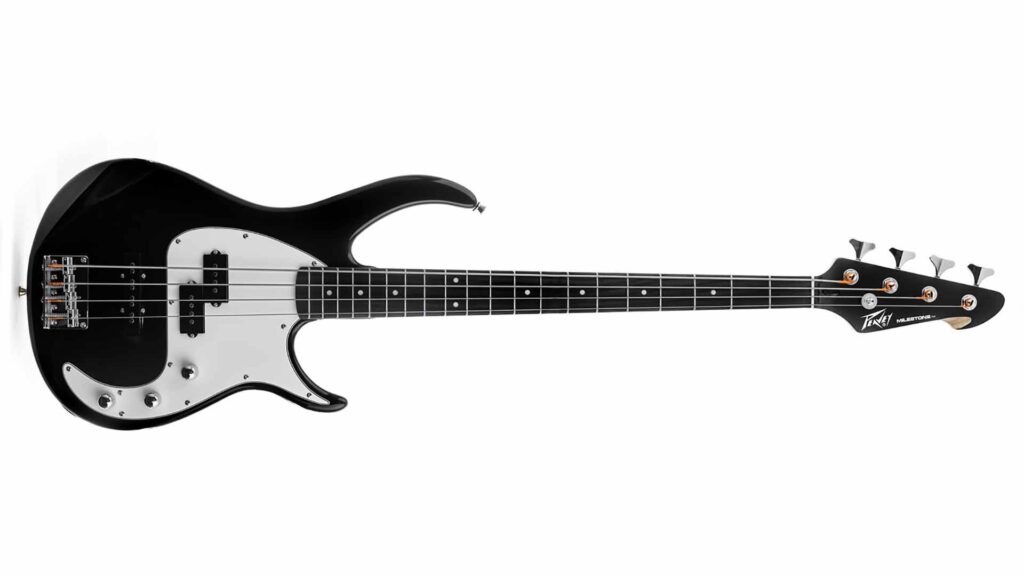Peavey Milestone Series 4 String Bass Guitar Front View