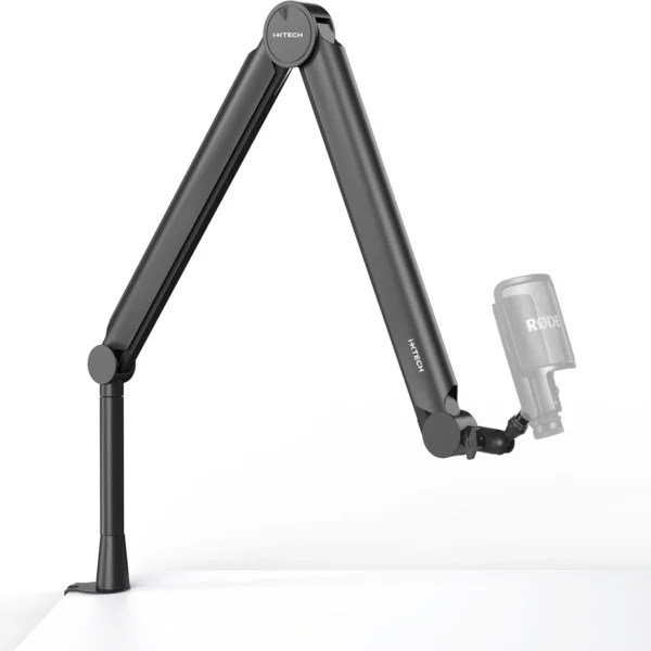 IXTECH Lizard Mic Arm with adjustable positioning and sturdy design, perfect for podcasters and streamers, available in Dubai audio store.