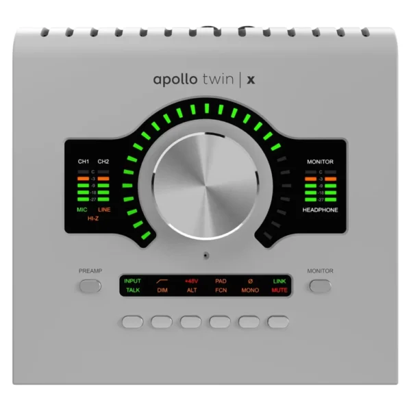 Apollo x4 G2 Audio Interface with ultra-low latency and premium sound quality, available in Dubai audio store for professional music production.