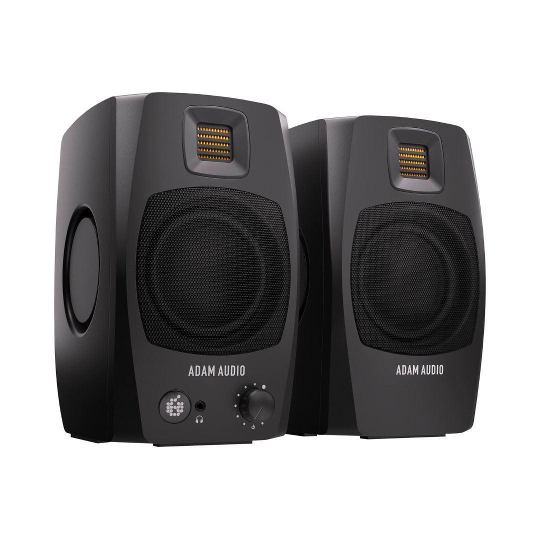 Adam Audio D3V Active Desktop Monitoring System – (Black)