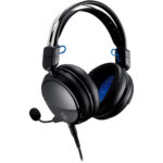 Audio-Technica GL3BK Closed-back Gaming Headset with Mic, 3.5mm
