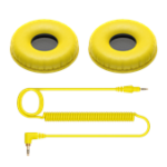 Pioneer DJ HC-CP08 Accessory Pack CUE1 Ear Pads & Cable - Yellow