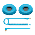 Pioneer DJ HC-CP08 Accessory Pack CUE1 Ear Pads & Cable - Blue