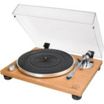Audio-Technica Consumer AT-LPW30TK Fully Manual Belt-Drive Turntable (Teak)