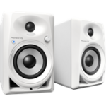 Pioneer DJ DM-40D-BT-W 4-inch Desktop Active Monitor Speaker with Bluetooth - White