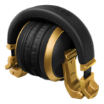 Pioneer DJ HDJ-X5BT Bluetooth Over-Ear DJ Headphones (Gold) - Image 3