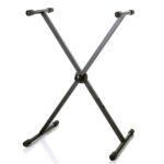 Bespeco BAS25 Single Keyboard Stand – Black