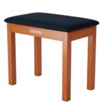 Donner EC2088 Piano Bench Stool with Music Storage Wooden Color