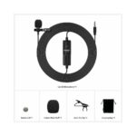 SYNCO S8 BK 8m Cable Lightweight Wired Microphone – Black - Image 2