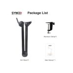 Synco MA30 BK Adjustable Microphone Arm Stand – Black - Image 2