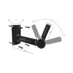 Bespeco – SH56 – Wall Mount Steel Speaker Bracket - Image 2