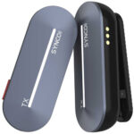 Synco P2L Miniature 2-Person Digital Wireless Microphone System with Lightning Connector for iPhones (Stone Blue, 2.4 GHz) - Image 4