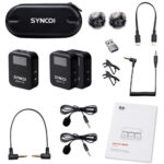 Synco WAir-G2-A2 PRO 2-Person Wireless Microphone System for Cameras and Smartphones (2.4 GHz) - Image 6