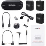 Synco - G1A2 Pro - 2.4G  Wireless Mic- Black - Image 8