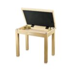 Donner - EC6749 Piano Bench Stool  With Music Storage - Beige Color