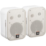 JBL Control 1 Pro - 5" Two-Way Professional Compact Loudspeaker (Pair, White)