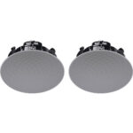 Electro-Voice EVID-C6.2LP-G2 6.5" Low-Profile Ceiling Speaker (White, Pair)