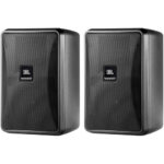 JBL Control 23-1 Ultra-Compact Indoor/Outdoor Background/Foreground Speaker (Pair, Black)