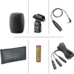 Audio-Technica AT8022 X/Y Stereo Phantom and Battery Powered Field Microphone - Image 3