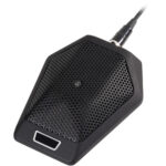 Audio-Technica U891RCb Cardioid Boundary Microphone with LED and Local/Remote Switching