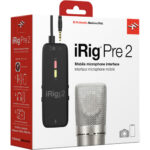 IK Multimedia iRig Pre 2 Ultracompact XLR Microphone Interface - Image 4